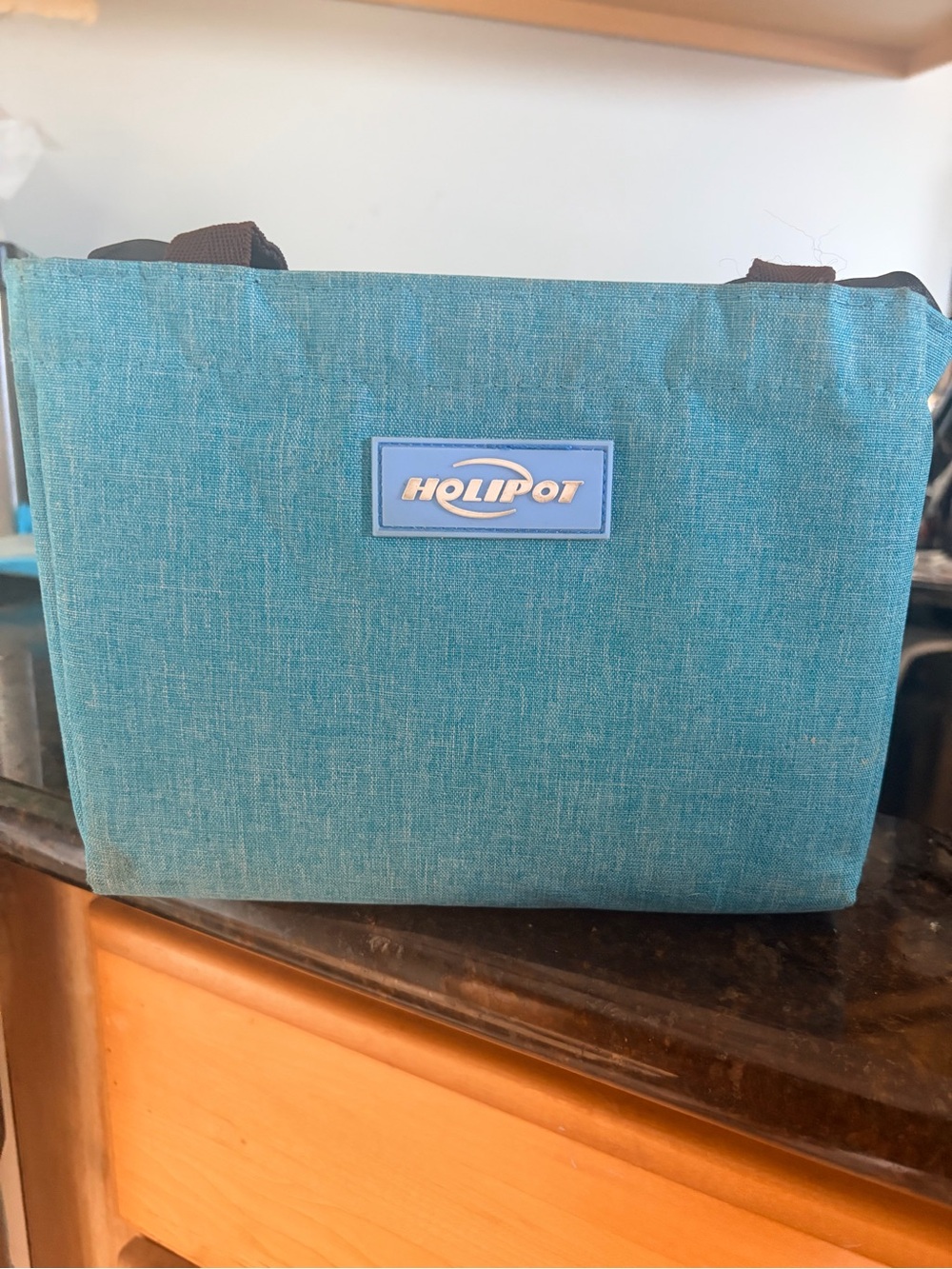 Hollipot Teal Lunch Tote